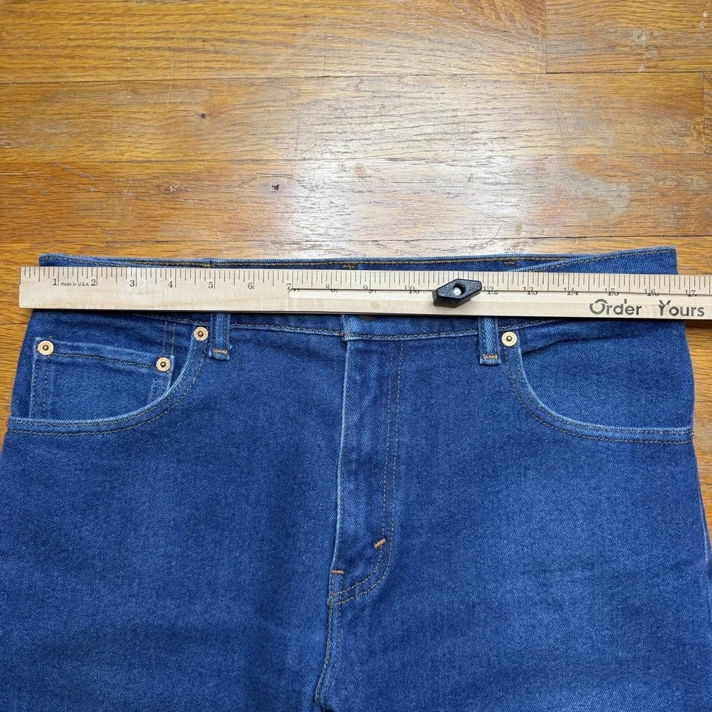 Levis 517 Jeans Men 34x29 Boot Cut Blue Denim‎ Cowboy Rodeo Western Classic
